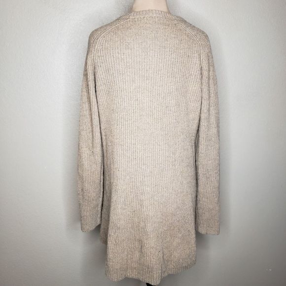 Splendid x Cella Jane Medium Cashmere blend rib knit sweater dress camel tan - Picture 3 of 8